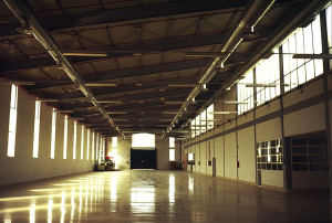 Interior de la fábrica Eurofren en Ólvega
